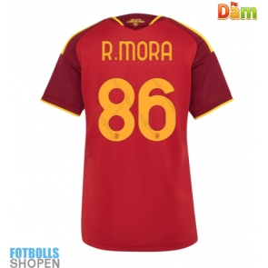 Billiga AS Roma Rodrigo Mora #86 Hemmatröja Dam 2026-27 Kortärmad